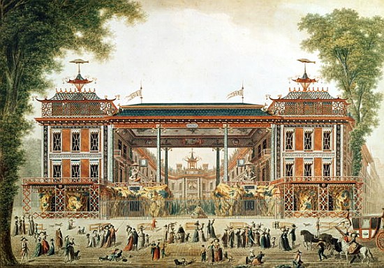 The Chinese Baths in Paris, established Lenoir from French School