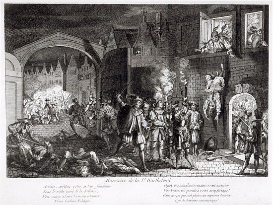 The St. Bartholomew''s Day Massacre from French School