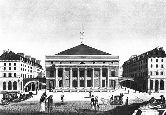 The Theatre de l''Odeon, c.1830 from French School