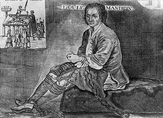 The Torture on the Wheel and Execution of Louis Mandrin (1724-55) from French School