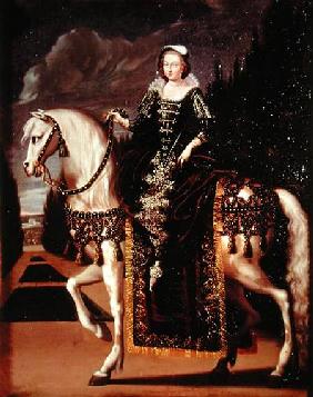 Equestrian Portrait of Marie de Medici (1573-1642)