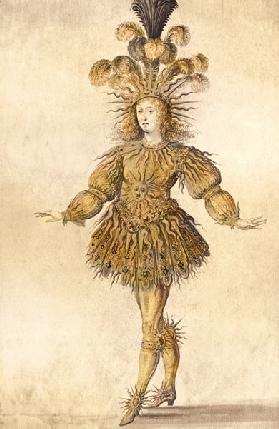 King Louis XIV of France in the costume of the Sun King in the ballet ''La Nuit''