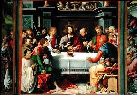 The Last Supper, central panel from the Eucharist Triptych