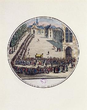 The Blessed Sacrament being carried in Procession at the Opening of the Estates General at Versaille
