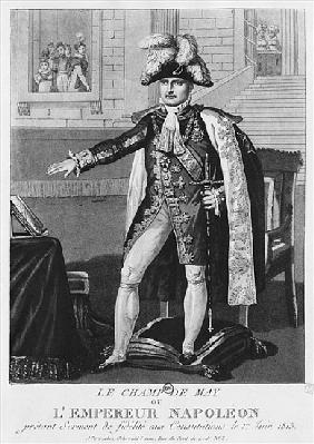 The ''Champ de Mai'' or Emperor Napoleon I swearing fidelity to the Constitutions on 1st June 1815  