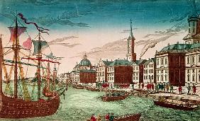 The Landing of English Troops at New York, September 1776, pub. J. Chereau, Paris