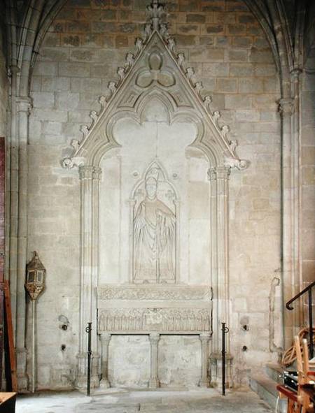 Tomb of Bishop Radulphe (d.1266) in the Radulphe Chapel from French School