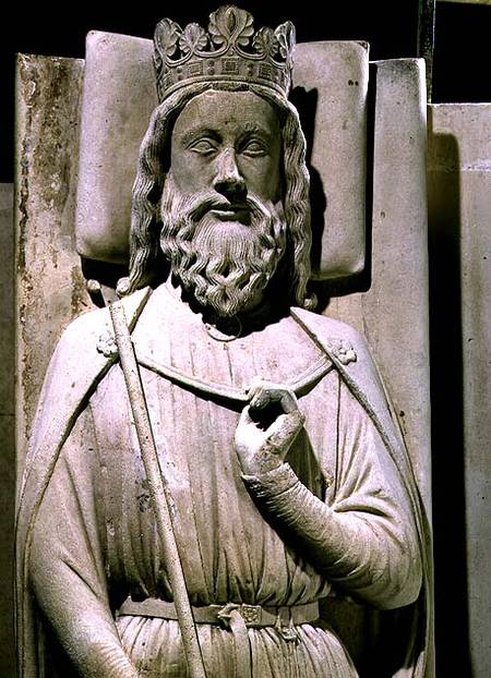 Tomb of Clovis I (465-511), King of the Franks from French School