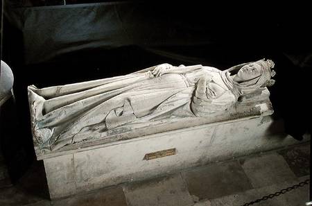 Tomb of Hermentrude (825-69) from French School