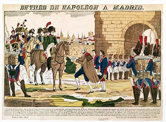 Triumphant Entry of the French into Madrid, 4th December 1808 from French School