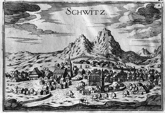 View of Schwyz from French School