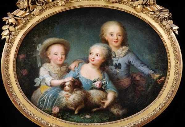 The Children of Charles de France (1757-1836) from French School