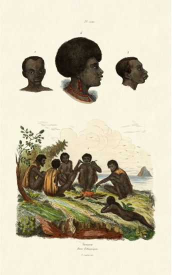 Ethiopians from French School, (19th century)