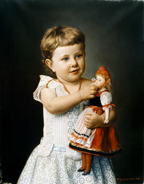 The Artist's Granddaughter, Olga Graupenstein from Friederich Wilhelm Graupenstein