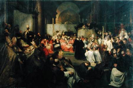 Galilei before the Council from Friedrich Karl Hausmann