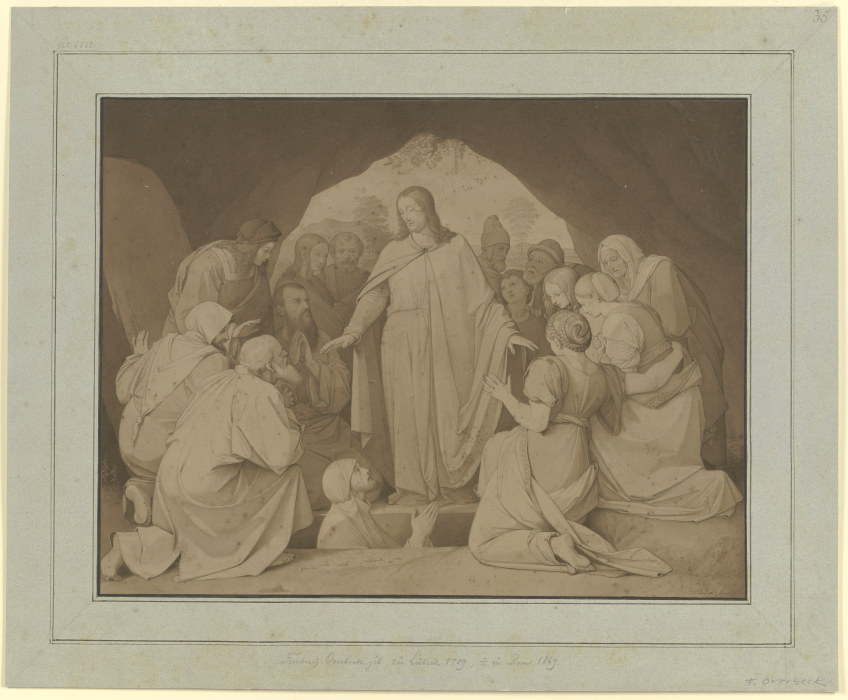 Auferstehung des Lazarus from Friedrich Overbeck