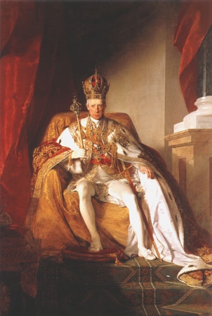 Kaiser Franz l. von Österreich im Krönungsornat from Friedrich von Amerling