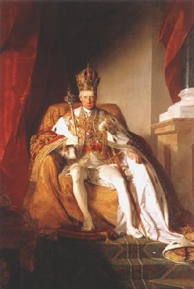 Kaiser Franz l. von Österreich im Krönungsornat