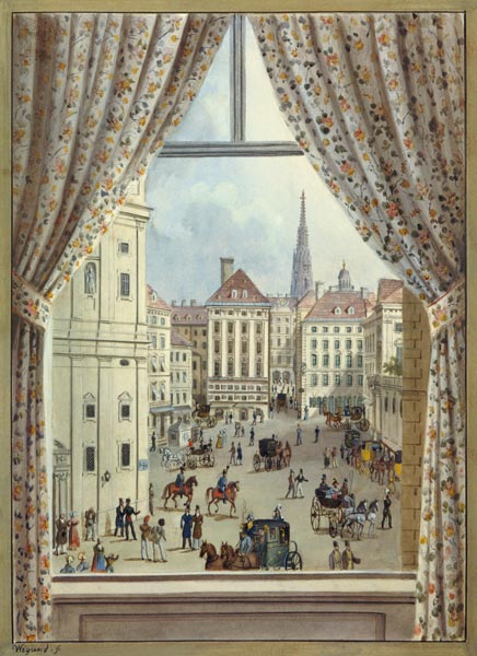 View of the Freyung, Vienna from Friedrich Wigand