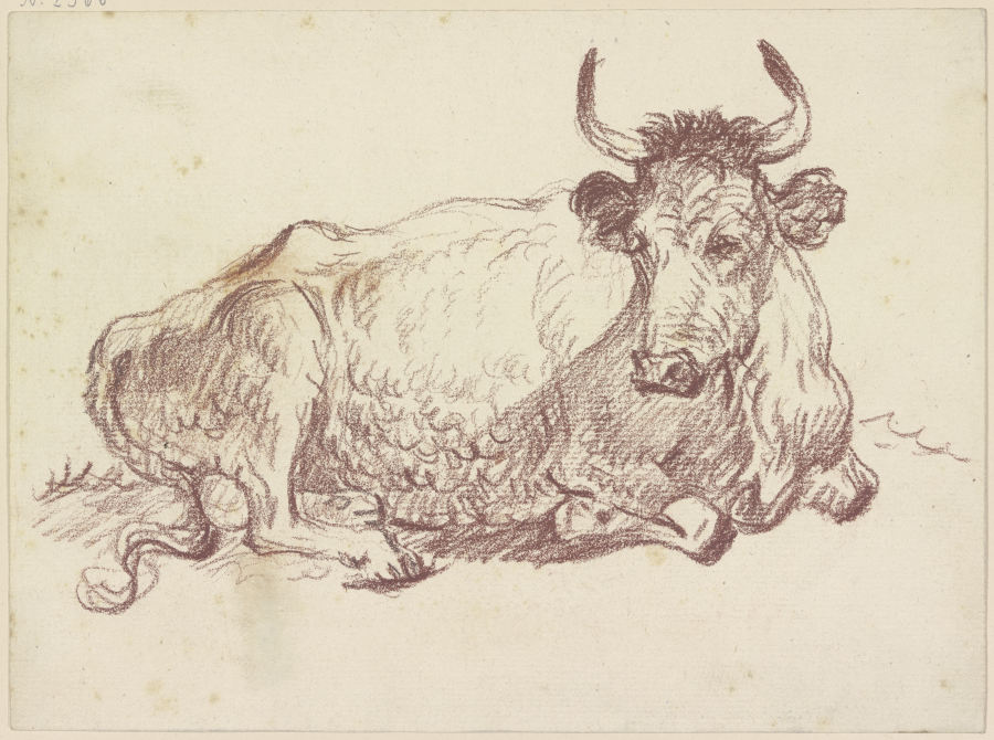 Liegende Kuh from Friedrich Wilhelm Hirt