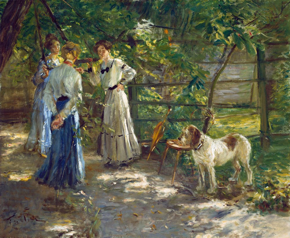 Die Töchter im Garten from Fritz von Uhde