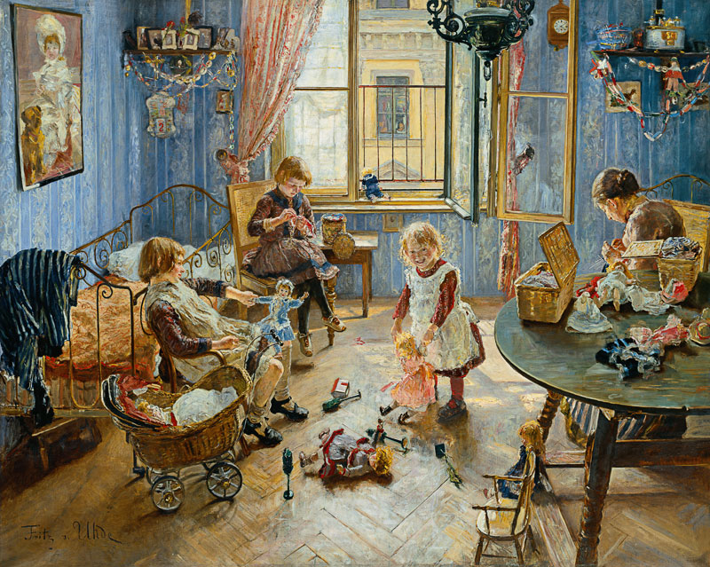Kinderstube from Fritz von Uhde