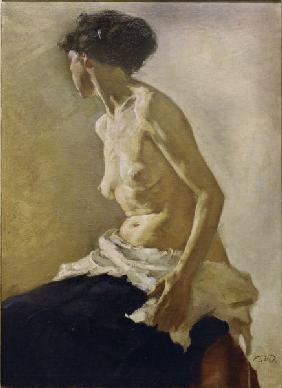 F.v.Uhde, Nude study