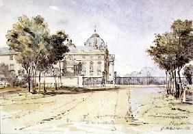 View of the Ecole Militaire in Paris