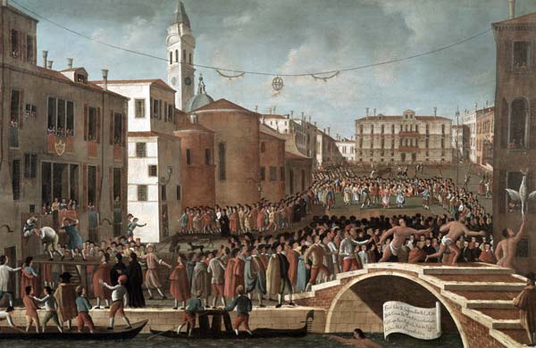 Festival of the Blessed Virgin Mary on the 2nd February at Santa Maria Formosa, Venice from Gabriele Bella