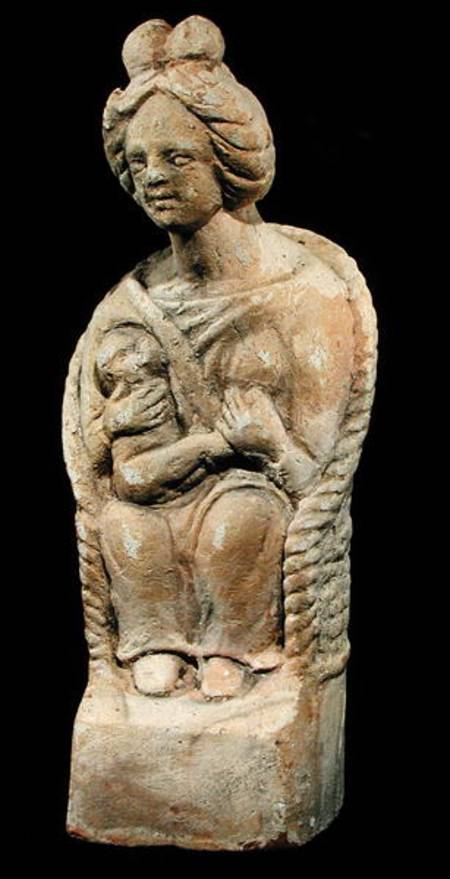 Mother goddess, from Macon, Burgundy from Gallo-Roman