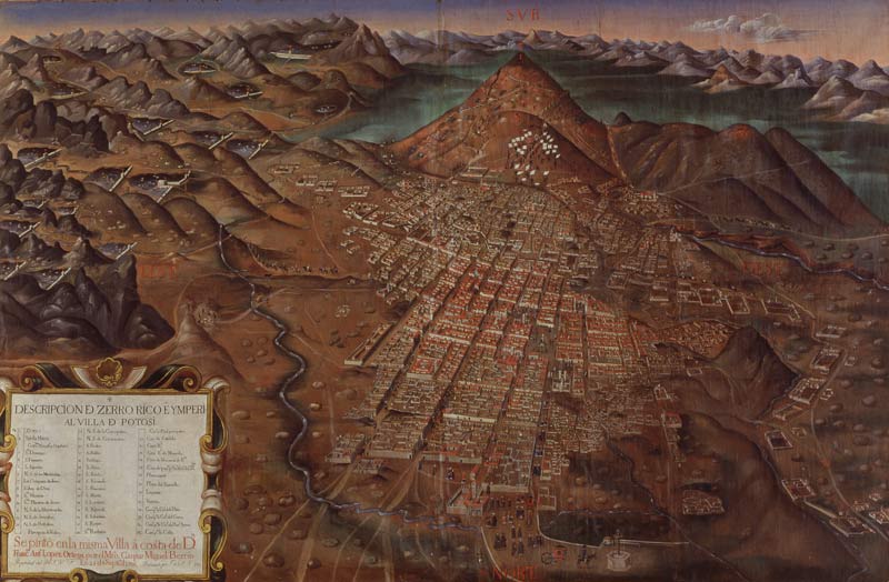 Description of Cerro Rico and the Imperial Municipality of Potosi from Gaspar Miguel Berri