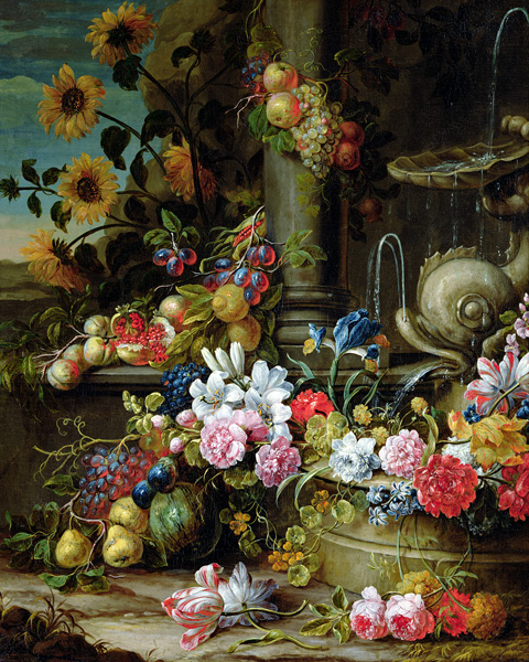 Still Life of Fruit and Flowers from Gaspar Peeter d.J Verbruggen