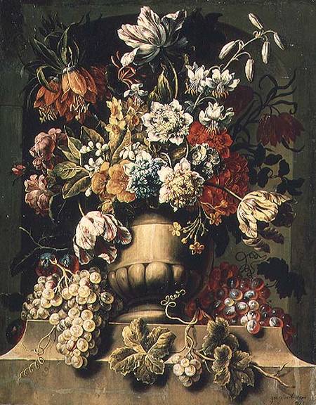 Still Life with fruit and Flowers from Gaspar Peeter d.J Verbruggen