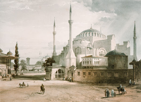 Konstantinopel, Hagia Sophia from Gaspard Fossati