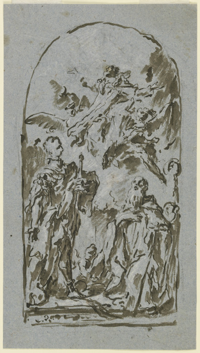 Himmelfahrt Mariens mit zwei Heiligen from Gaspare Diziani