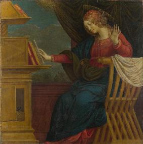 The Virgin Mary (Panel from an Altarpiece: The Annunciation)