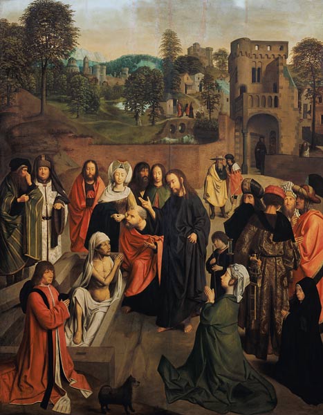 Die Auferweckung des Lazarus. from Geertgen tot Sint Jans