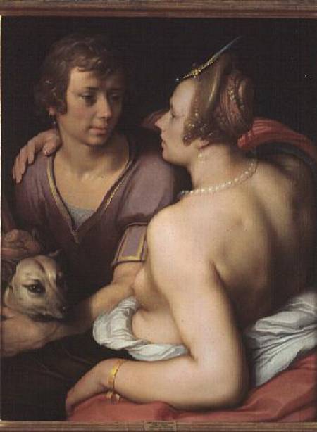 Venus and Adonis from (gen. van Haarlem) Cornelisz Cornelis
