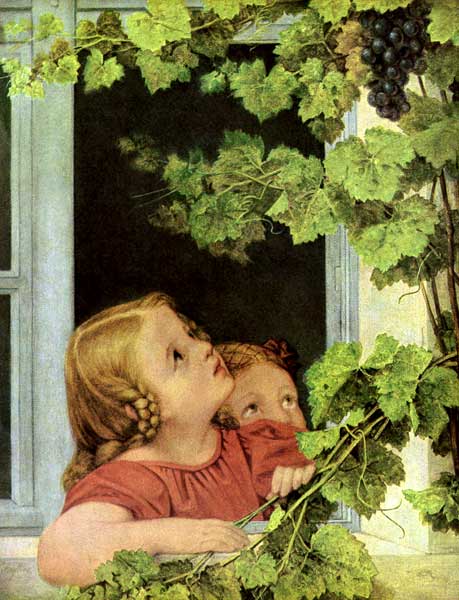 Kinder am Fenster from Georg Friedrich Kersting