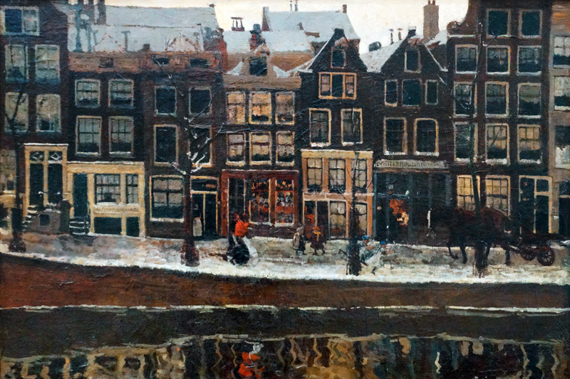 Lauriegracht, Amsterdam from Georg Hendrik Breitner