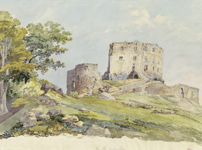 Die Ruine Liebenstein from Georg Melchior Kraus