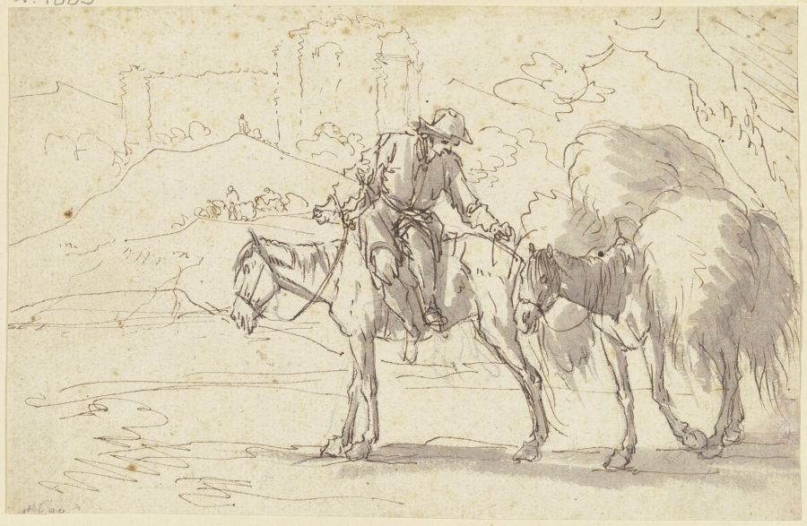 Ein Bauer zu Pferde from Georg Philipp Rugendas d. Ä.