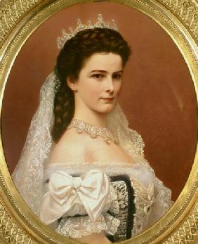 Empress Elizabeth of Bavaria (1837-98) in Hungarian costume