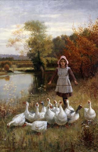 The Goose Girl from George A. Elcock