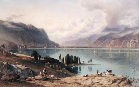 A View of Lake Geneva from George Arthur Fripp