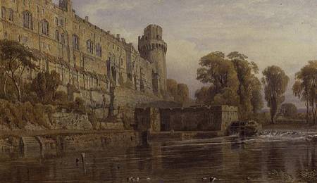Warwick Castle from the Avon from George Arthur Fripp
