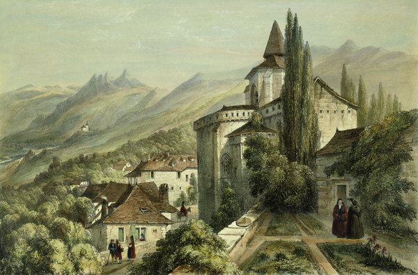 Saint-Savin, Klosterkirche from George Barnard