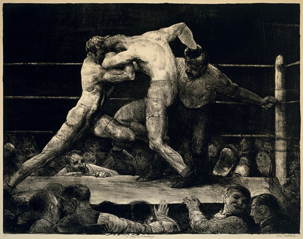 A Stag at Sharkey's from George Bellows
