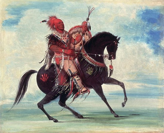 Chief Keokuk from George Catlin