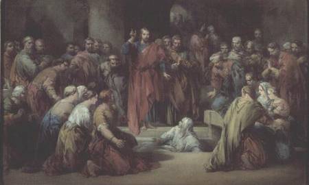 The Raising of Lazarus from George Cattermole